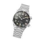 KUOE Sombrero 90-011 Black Linen Textured Dial Watch