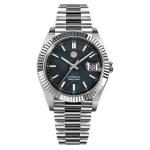 San Martin Automatic Dress Watch with Blue MOP Dial