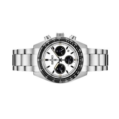 Seiko Prospex Speedtimer Solar Chronograph with White Dial