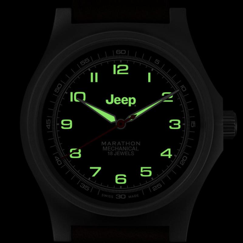 Jeep x Marathon 41mm Willys SSGPM Officers Swiss Mechanical Watch