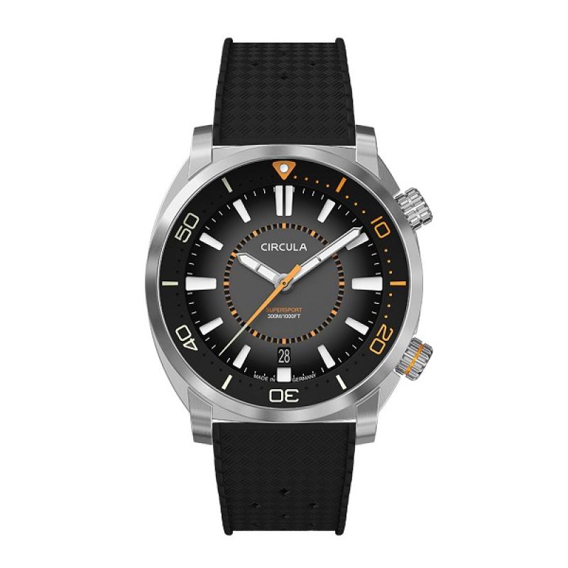 Circula SuperSport Automatic Dive Watch with Black Dial