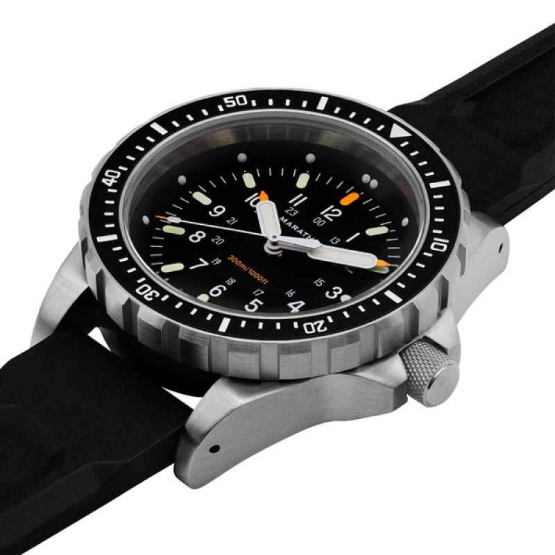 Marathon Swiss Made, JSAR Quartz Divers Watch with Sapphire Crystal