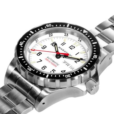 Marathon Jumbo Day-Date SAR Automatic Dive Watch with White Dial
