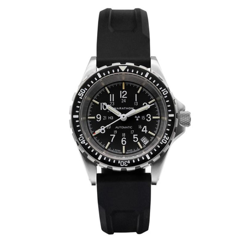 Marathon Swiss Made, (Medium) GSAR Automatic Military Divers Watch with Sapphire Crystal