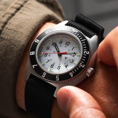 Marathon Swiss 41mm Automatic Arctic (No-Date) Navigator on Ballistic Nylon