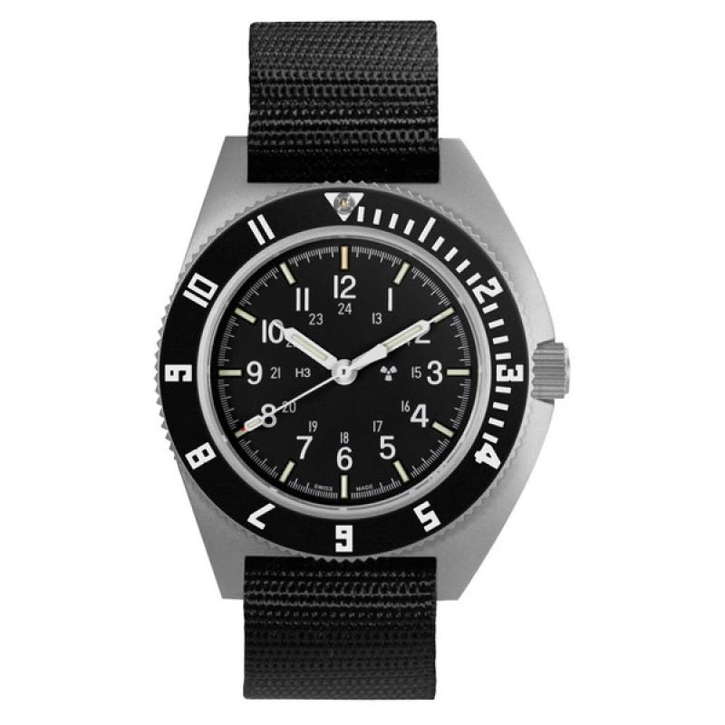 Marathon Swiss 41mm Automatic (No-Date) Navigator on Ballistic Nylon