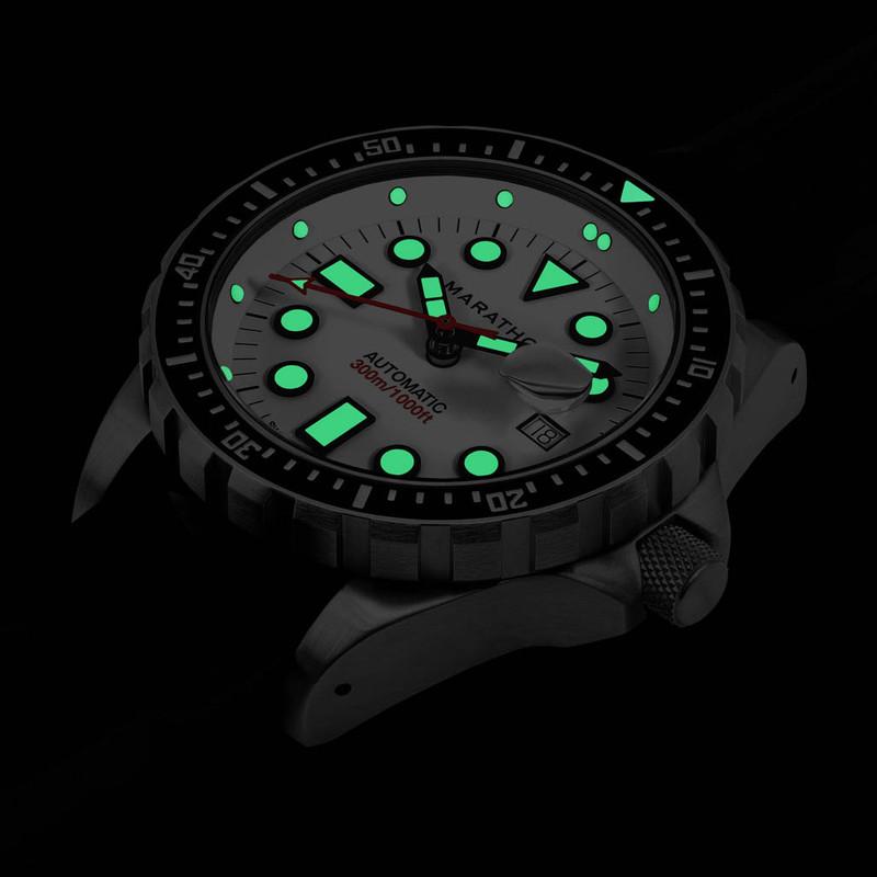 Marathon 46mm Automatic OSAR-D with Arctic Dial and Rubber Strap