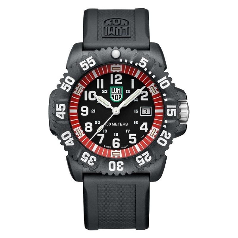 Luminox G Sea Lion Black & Red Tritium Watch