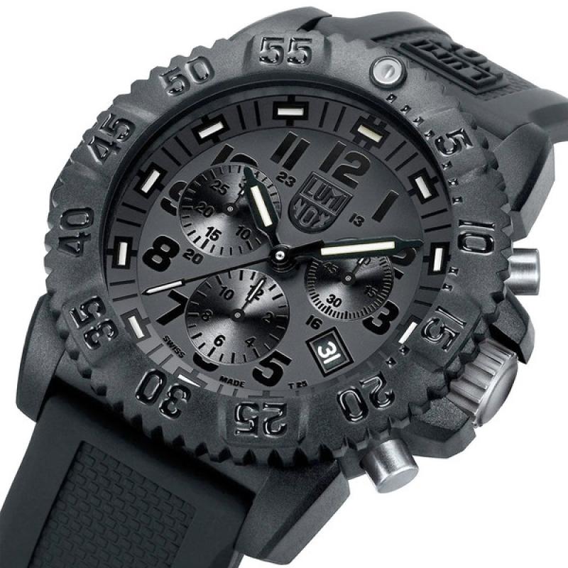 Luminox Navy SEAL Colormark Blackout Chronograph