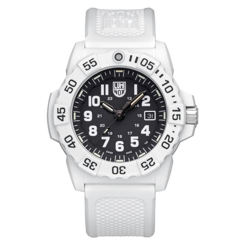 Luminox Navy SEAL Arctic White Black Dial Military